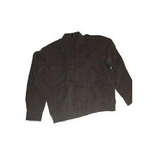 Sunderland of Scotland windbreaker Mens Large army green quarter zip waterproof